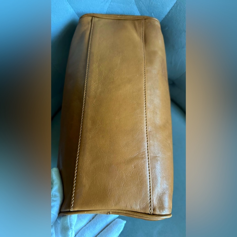 Talbots Tan Leather Shoulder Bag - Picture 8 of 15